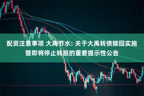 配资注意事项 大禹节水: 关于大禹转债赎回实施暨即将停止转股的重要提示性公告